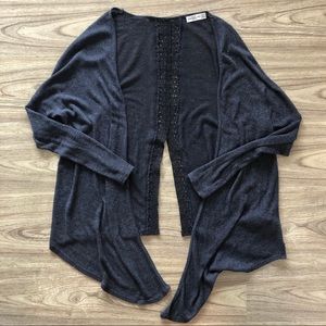Abercrombie Cardigan with Crochet Lace